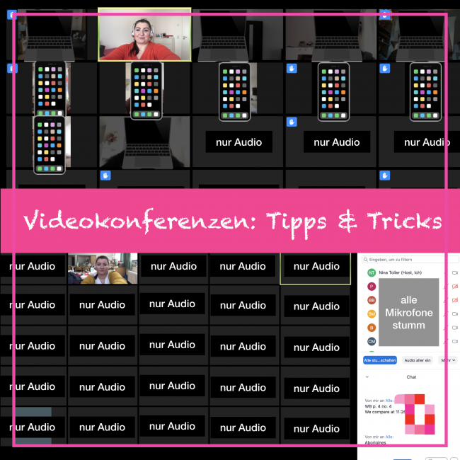 Beitragsbild videokonferenzen tipps & tricks
