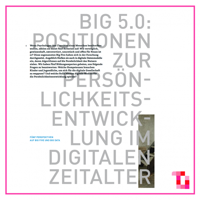 Big 5 Jahresbericht Bildung und Begabung