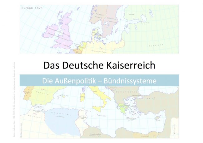 Bündnissysteme Deckblatt
