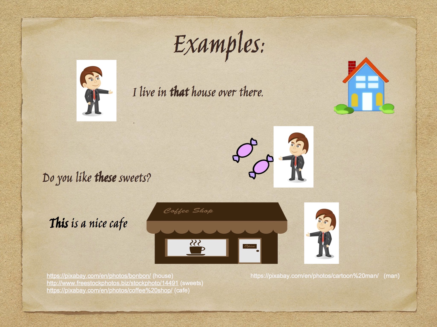 demonstrative determiners